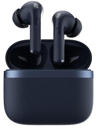 Edifier W260NC Auricolari Cancellazione Attiva del Rumore da -45dB, Hi-Res Audio Wireless con LDAC, AAC, 6 Microfoni con AI Clear Calls, 2 Driver Dinamica, IP54 Impermeabile, Bluetooth 5.3, Blue Scuro