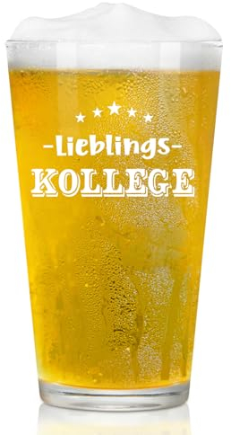Joymaking Vaso de cerveza personalizado – compañero favorito, regalo de despedida colegas, mejores colegas, regalo de agradecimiento, regalos para colegas de cumpleaños, cambio de trabajo, pensión 15