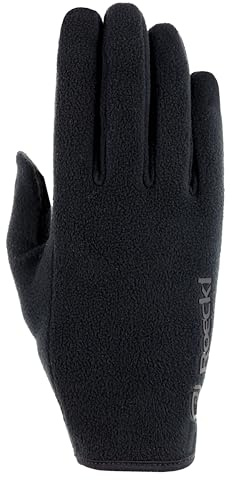 Roeckl Sports Reithandschuh NOVILLE, Outdoor Winter Handschuh, Schwarz, Größe 6-11