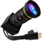 IEights Webcam con zoom manuale 4K USB HDMI per computer Mini fotocamera Lightburn per incisore laser Telescopio H.264 Telecamera di sicurezza USB 4K 30fps Monitoraggio Octoprint Fotocamera stampante