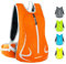 EULANT Small Running Backpack, 15L Lightweight Walking Rucksack,Waterproof Sports Rucksack for Cycling Skiing Hiking MTB Commuting, Upgraded - Waterproof Front Zipper,Orange