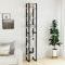 LAPOOH Hochschrank, Toilettenregal, Leiterregal, Bücherregal, Ordnerregal, Badezimmer Regal, Medienregal, Weiß 40x30x210 cm Massivholz Kiefer