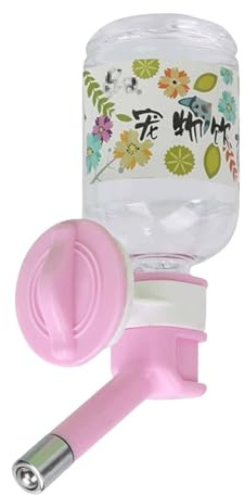 Genérico Dog Water Bottle - Automatic Pet Cage Water Feeding Bottles with Leak Proof Filling | Water Bottle for Domestic Dog Kennel