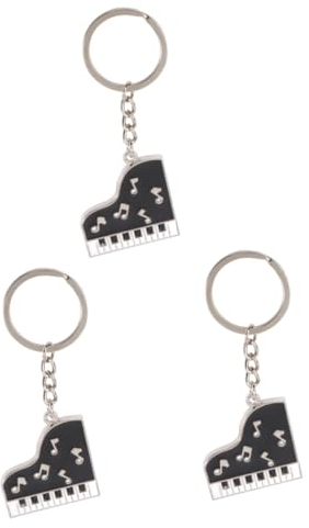 SOIMISS 3stücke Piano Schlüsselanhänger Aus Metall Kreatives Design Für Auto Tasche Und Handy Geschenkidee Für Musiker Und Musikliebhaber Für Partys Und Besondere Anlässe