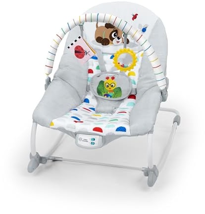 Baby Einstein Deans Discovery Spot Musical Infant to Toddler Rocker, with Vibrations, Ages 0 Months and Up