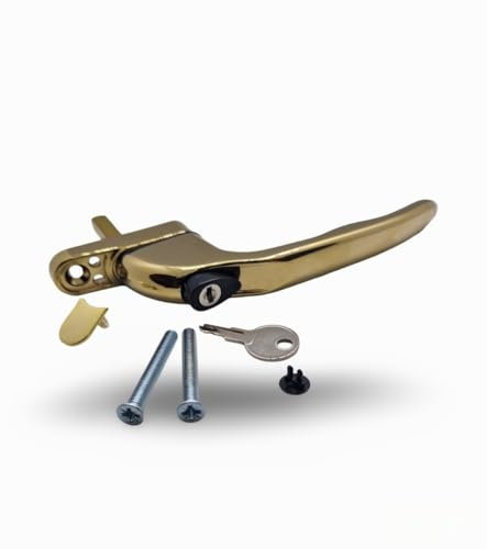 Gold Espag Window Handle 35mm Spindle