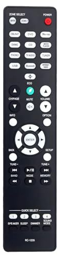 RC-1235 Ersatz-Fernbedienung für Denon AV-Receiver DRA800H DRA-800H