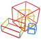 KOMBIUDA Jouets Éducatifs pour Enfants Ensemble De 16 Formes De Construction Blocs De Construction en Paille Emboîtables pour Lapprentissage des Garçons Et des Filles