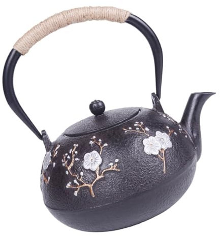 KICHOUSE Tetera De Tetera De Hogar Infusor De Diseño De Escritorio Decoración Elegante