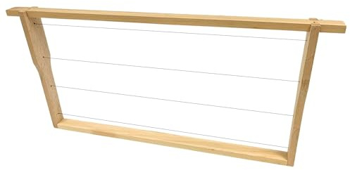 80x Zander Rähmchen/Rahmen Hoffmann-Seiten aus LINDENHOLZ fertig montiert waagerechte Drahtung, Europa- Qualität, mit Edelstahldraht und Messingösen, geleimt und getackert 477 x 220 mm