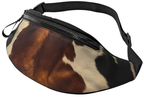 Gürteltasche aus abstraktem Kuhfell für Männer und Frauen, modische Hüfttasche, verstellbare Umhängetasche, überall