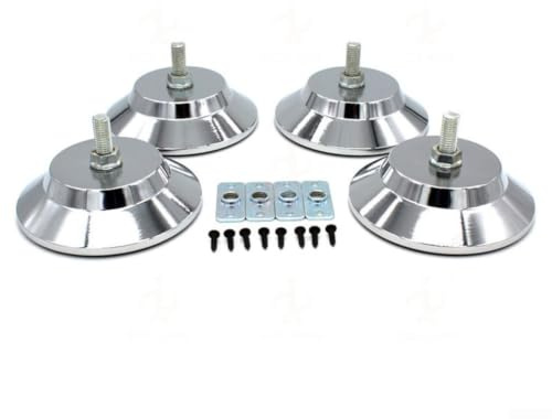Pieds de table de billard - Hauteur réglable - 12,7 cm - Pieds en fonte pour billard et football - Pour jeux de ping pong - Air Hockey - Non marquants