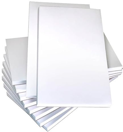NextDayLabels Notizblöcke, 10 Stück à 50 Blatt (7,6 x 12,7 cm, weiß, minimalistischer Stil)