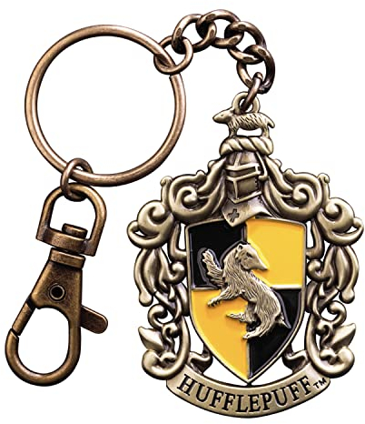 The Noble Collection Harry Potter: Hufflepuff Crest Keychain