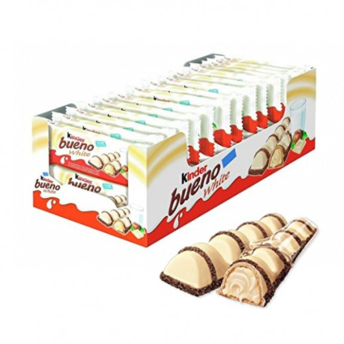 60 Kinder Ferrero Bueno White Doppelriegel a 39g Ferrero Riegel Schokolade 1170g