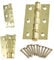 Door Hinges 3 76mm Ball Bearing, 2 Pairs (4 Hinges) (PVD Brass)