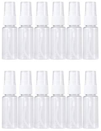 Artibetter 24 Stück Klare Sprühflasche Kleines Parfüm Mundwasser Zerstäuber Zur Reinigung von Ätherischen Reiseölen 50Ml
