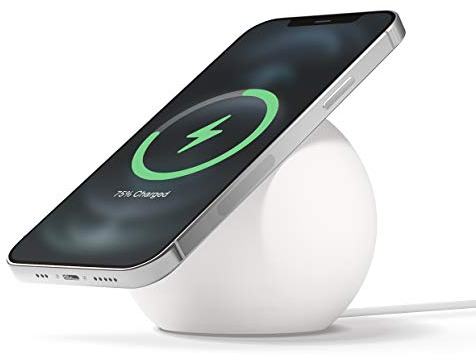 elago MS2 Ladestation Kompatibel mit MagSafe Ladegerät, Premium Ständer Kompatibel mit iPhone 16, 15, 14, 13, 12 [Ladegerät Nicht enthalten] (Weiß)