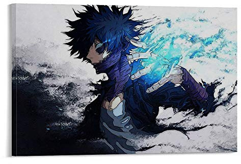 NVHAI My Hero Academia Dabi Poster auf Leinwand, Wandkunst, Kunstdruck, modernes Familienschlafzimmer, 40 x 60 cm