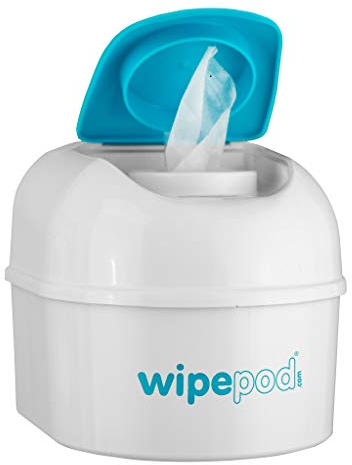 WIPEPOD - Wet Wipes Dispenser - Includes Free Antibacterial Wipes - Holds 500 Wipes - Airtight Design, Wall or Surface Mount - Ideal for Gyms, Fitness Centres & Health Clubs