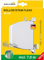 Schellenberg 50146 Enrollador de rosca FLEXO Mini con cinta, 7m, blanco, Distancia entre agujeros 15-16,5 cm