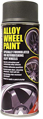 The Urban Company E-TECH Alloy Wheel Paint Technik Grey Chip Resistant Wheel Refurbishment 400ml Can