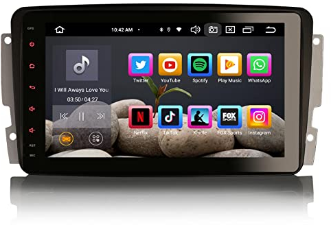 4GB+64GB 8 Kern Android 14 Autoradio GPS Navigation für Mercedes Benz W203 W209 W639 W463 Viano Vito Unterstützt Wireless Carplay Android Auto DSP Bluetooth 5.0 A2DP Touchscreen WiFi 4G DAB+OBD DVR