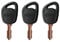 BODYA 3Pcs Ignition Keys for John Deere Lawn Tractor Ignition Key AM131946, GY20680 Heavy Equipment Keys