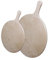 Pack 2 Planches à Pizza en Bois Ø 24.9, Ø 39.8