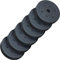 ScSPORTS® Hantelscheiben - Set, 5/10/15/20 kg, Ø 30/31mm, Zement, Kunststoff - Gewichtsscheiben, Hantelscheiben-Set, Fitness, Gewichte für Hantel, Langhantel (15 kg (6 x 2,5))