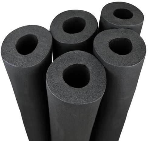 Schaumstoffschlauch Flammschutzmittel Und Frostschutzmittel Hohe Dichte Rohrisolierung ID 6/19/25/32/43/50/60/70mm Schwarz Isolierschlauch Für Selbstdichtende Klimaanlage ( Größe : ID 76mm*20mm*1.9m )