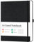 Artfan Notizbuch A4 – liniertes A4-Notizbuch mit 320 Seiten, Premium-Papier, Kunstleder, klassisches Schreiben, A4-Notizbuch, Tagebuch, 21,5 x 27,9 cm, Hardcover, Schwarz