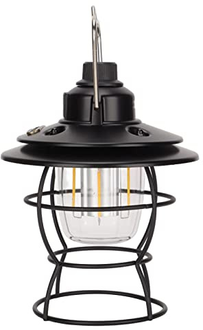 Vintage Led Camping Laterne Griff Ständer Design Lichter Zelt Zelt Lampe Dimmbare Camping Licht für Camping Outdoor USB, Laternen Taschenlampen