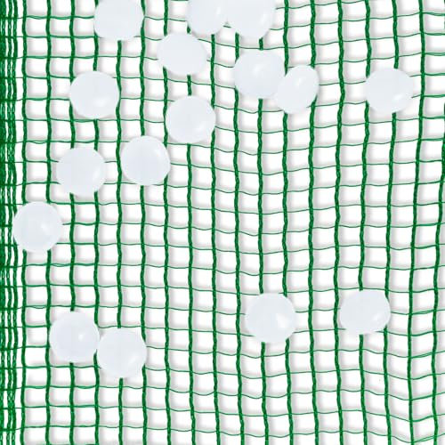 ESTO Hagelschutznetz, Hagelschutz, Netz geeignet für Obst und Gemüse, Pflanzen, Schutz vor Vögeln, aus UV-stabilisiertem Polyethylen, Plane, Plane 5 m/3 m, ohne Clip