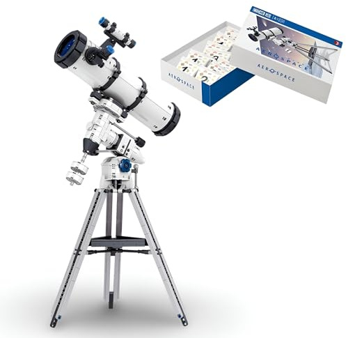 Technik Astronomisches Teleskop Klemmbausteine Raum Mini Bausteine Bausatz | 750+ Teile Raum Mini Bausteine Set, Monokular Teleskop Klemmbausteine Modell Heim Dekor, Halloween Weihnachten Geschenk