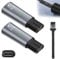 2 Pcs Philips One Blade Charger Adapter, Type-C Shaver Charger, 4.3V, Bring Brush (Grey)