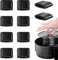 Air Fryer Rubber Bumpers - Rubber Non-Scratch Protective Covers | Air Fryer Tray Rubber Feet | Air Fryer Tower Replacement Parts | Bumpers for Air Fryer Spare Parts | Air Fryer Stoppers