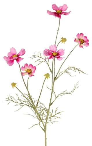artplants.de Künstliches Schmuckkörbchen PONGAU, rosa, 70cm, Ø5-7cm | Kunstblumen Zweig