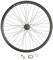 cyclingcolors 1x Fahrrad Hinterrad Felge Komplette Rand Radius Nabe für Fixie-Fahrrad Singlespeed Größe 700 (17-622) TubeType Festes Kettenrad 16 Zähne Flip Flop Aluminium Schwarz