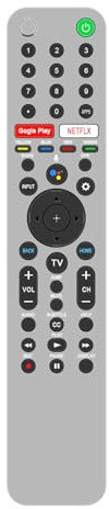 AULCMEET Telecomando RMF-TX600U RMFTX600U compatibile con TV LCD Sony Bravia KD55XG8596 KD-55XG8596 KD55XG9505 KD-55XG9505 KD55X750H KD55X75CH KD55XG85777CH KD-555. XG8577