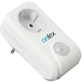 Adattatore 230 V con sensore crepuscolare; ideale per controllare l'illuminazione automatica in esterni e ottimizzare il consumo energetico.