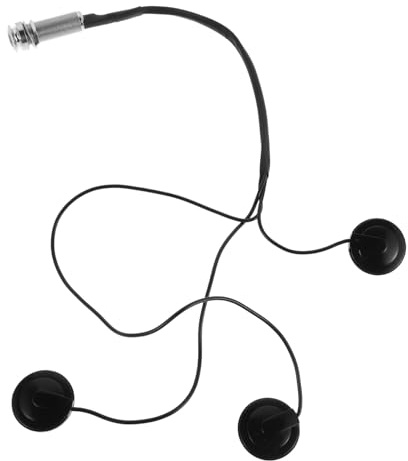 Toddmomy Tonabnehmer Selbstklebendem mit Violine Piezo Akustikgitarre für Kunststoff vielseitig einsetzbar Gummi Kupfer Inklusive Summer für Aufnahme und Unterricht