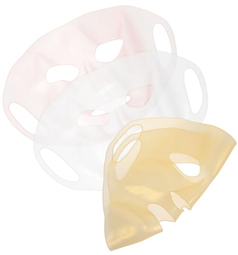 Coprimaschera in Silicone Riutilizzabile 3 Pezzi Ganci | Donne e Ragazze, Esperienza Confortevole, Favorisce la Penetrazione Umidità e Limita l Evaporazione