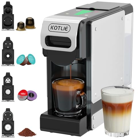 Suitable for Nespresso Original/Dolce Gusto and A MODO MIO coffee capsules and ground coffee 4-in-1 multifunctional coffee capsule machine(ST-550)