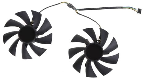 GPU-Lüfter für Zotac GeForce RTX 2070 Super Mini 8 GB GA92A2H Grafikkarten-Kühler, 4-polig, 12 V, 0,35 A, 2 Stück
