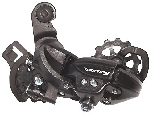 SHIMANO ERDTY500D Schaltwerk 'Tourney' RD-TY500, 6/7- fach, ohne Adapter, langer Käfig, schwarz (1 Stück)