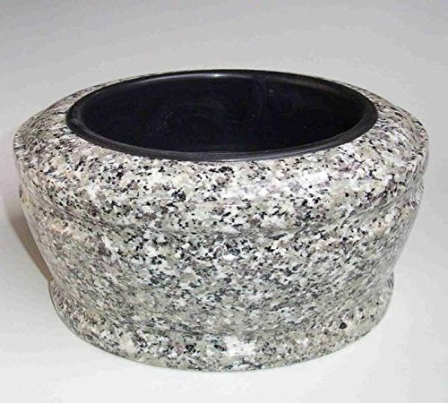 designgrab Exclusiv Grande XL Grabschale Durchmesser 40 cm aus Granit Schlesisch/Striegauer/Dornberg/sehr ähnlich dem Tarn und Bianco Sardo
