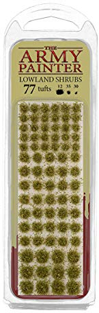 The Army Painter | Lowland Shrubs | 3 Tailles Différentes | pour Un Résultat Réaliste | Décors et Paysages BF4232