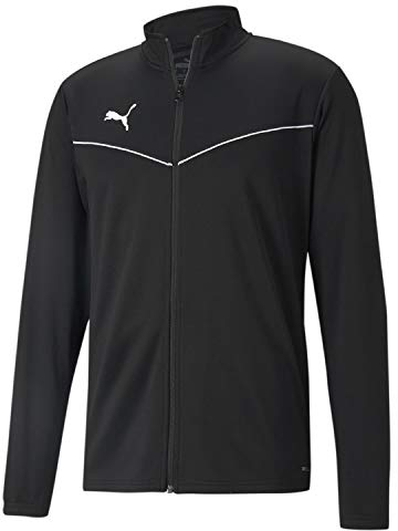 PUMA Herren Teamrise Poly Jacket Trainingsjacke, Schwarz, XXL EU