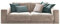 KAWOLA Big Sofa 2-Sitzer Madeline - Relaxsofa Taupe, Couch XXL, Megasofa, Gepolsterte Wohnlandschaft 230x60x120 BxHxT